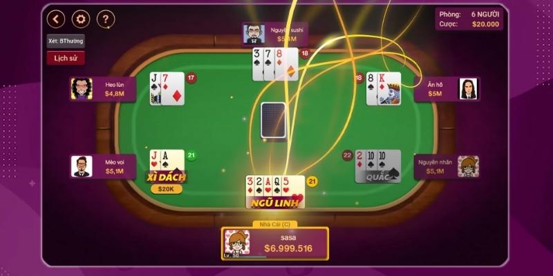 Hướng dẫn chơi Xì Dách online trên app 789Club